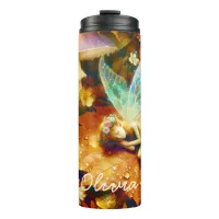 Cute Little Whimsical Fairy Sleeping Blank Thermal Tumbler