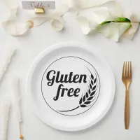 Gluten Free Message Paper Plates