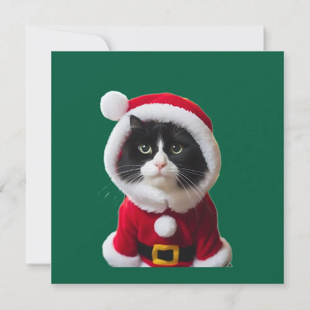 Cute Christmas cat