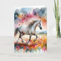 Horse Watercolor All Occasions Card