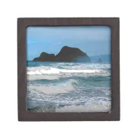 Hawaiian Coastal Island Ocean Tropical Paradise Jewelry Box