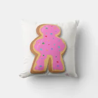 Donut Meeple Fun Board Game Artsy Design Throw Pillow