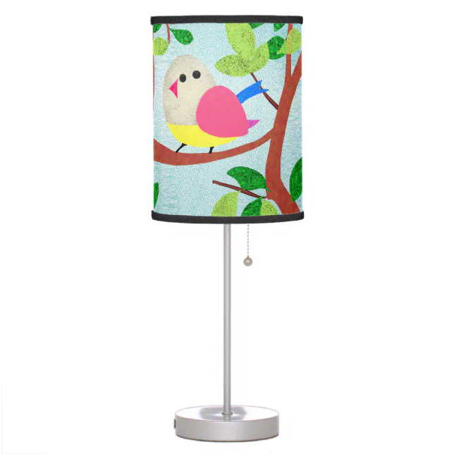 Bird in a tree table lamp