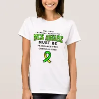 Multiple Chemical Sensitivity MCS Awareness  T-Shirt