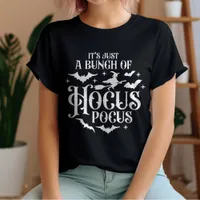 Hocus Pocus Halloween Quote Women's Black T-Shirt