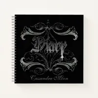 Goth Diary Personalized Notebook