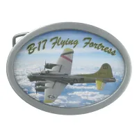 B17 Flying Fortress WWII Bomber Airplane Belt Buckle