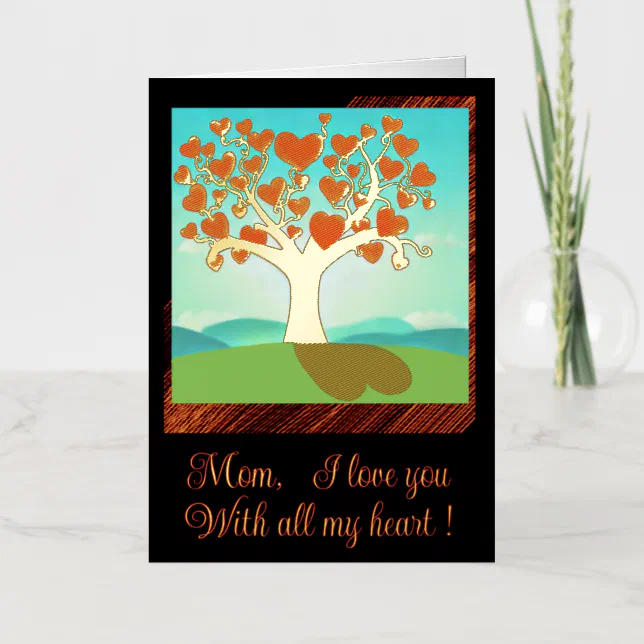 Love Tree - gold - Mother’s Day card