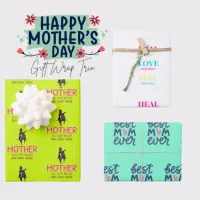 Mom's Treasured Embrace Wrapping Paper Set