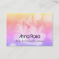 *~* New Age Healer Reiki Crystal Yoga Reiki Master Business Card