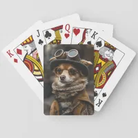 Steampunk Chihuahua Playing Cards