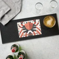 Red Crab Bar Mat