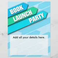 Modern Book Launch Flyer