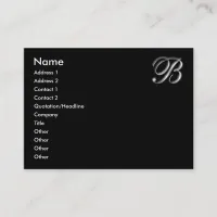 MonogramB business Cards