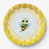 Personalized Honey an Bee Baby Shower Paper Plates