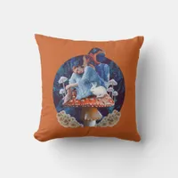 Mushroom Dreams throw pillow