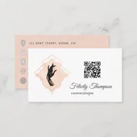 Mystical Cosmic QR Code Business Card