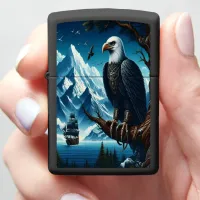 Eagle's Watch Over The Sea Zippo Lighter