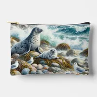 Coastal Wildlife Accessory Pouch