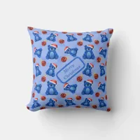 Cute Christmas Teddy Bears  Throw Pillow