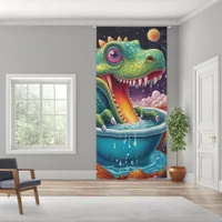 Dinosaur in Space: Cosmic Adventure for Kid Blackout Curtains