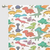 Cute and Colorful Cartoon Dinosaurs ID459 Blackout Curtains