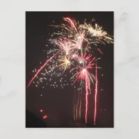 Fabulous Fireworks Postcard