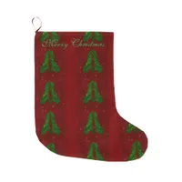 Wrapping paper  large christmas stocking