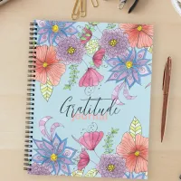 Cute Watercolor Botanical Gratitude Journal