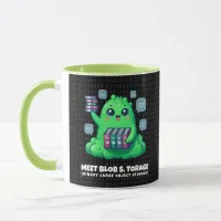 Funny Meet Blob S. Torage Binary Background Mug