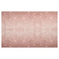 Rose Gold Pink Glitter Print DIY By The Yard Fabric