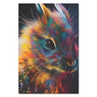 Colorful Easter Bunny prismatic Rabbit Tissue Paper