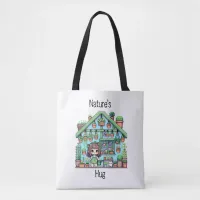 Nature's Hug | Cute Plant Lovers Pixel Art Tote Bag