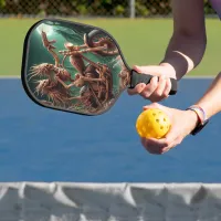 Grimbone and Skulldust, mounted their big chopper  Pickleball Paddle