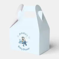 Sweet Little Boy on the Way Baby Shower Favor Boxes