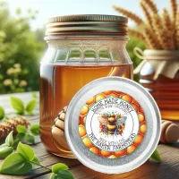 Pure Raw Organic Honey Made with Love Food Labels