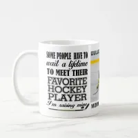 Proud Hockey Mom Photo Coffee Mug