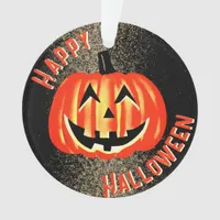 Citrouille d’Halloween souriante / Happy Halloween Ornament