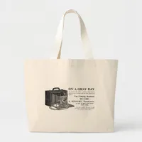 The Folding Montauk Camera Large Tote Bag