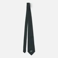 Personalised Onyx Wedding Groom  Neck Tie