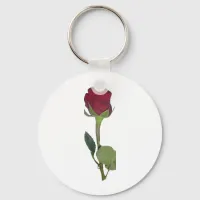 Red Rose Keychain