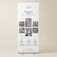 Business Logo Modern Minimal Elegant Professional Retractable Banner