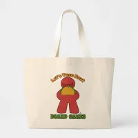 Fun Taco Bout Board Games Meeple Style Large Tote Bag