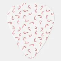 Candy Cane Christmas Guitar Pick