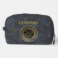 Dark Zodiac Astrology: Sagittarius Black Gold Name Dopp Kit