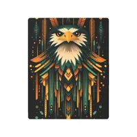 Geometric Eagle Illustration Metal Print