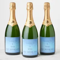 Elegant Sparkle Design  Sparkling Wine Label