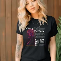 Black & White Streetwear Culture T-Shirt