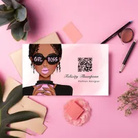 Boss Lady QR Code Business Card