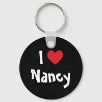 I Love Nancy) Keychain